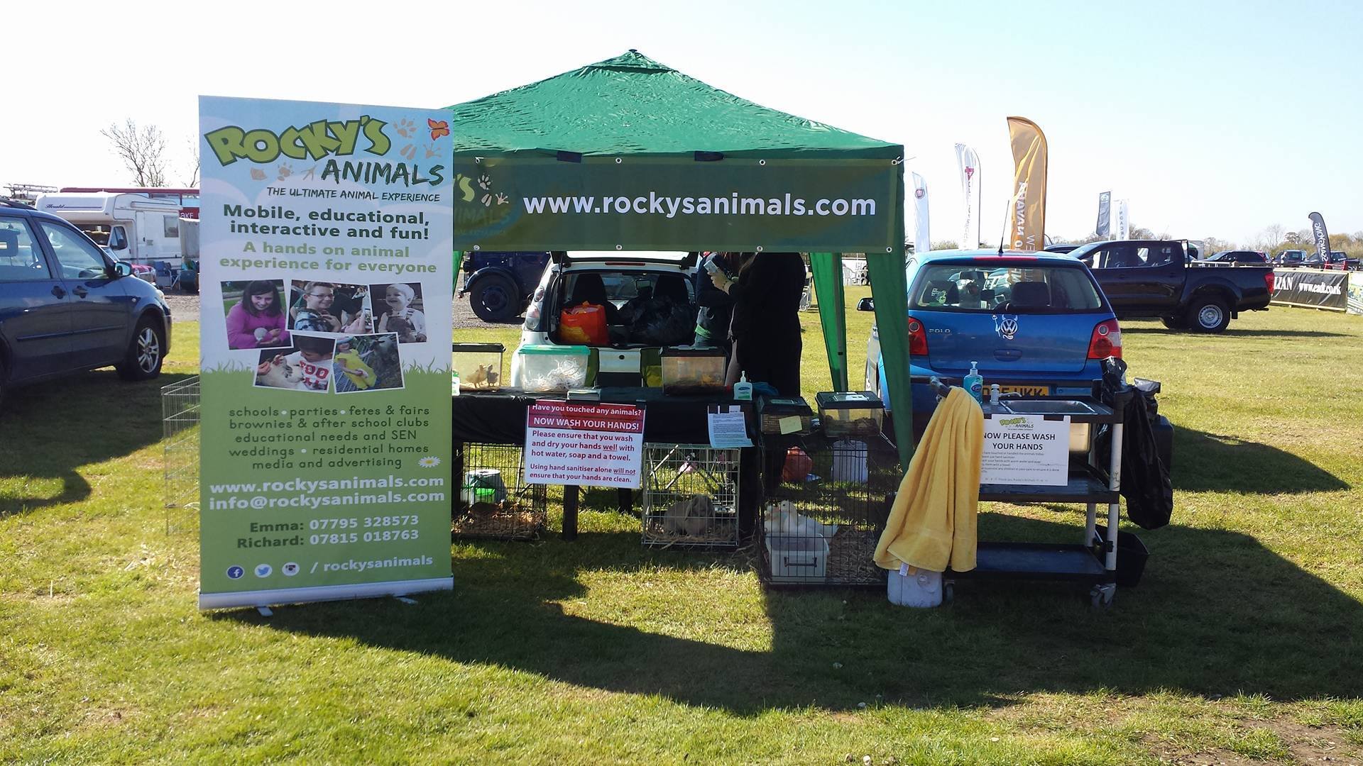 Rocky's Animals set up